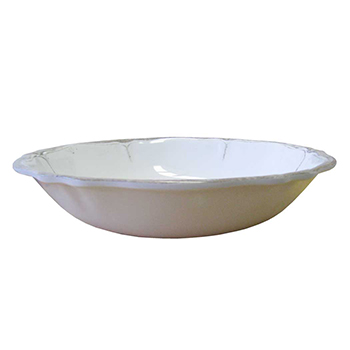 Le Cadeaux Pasta Bowl Rustica Antique White