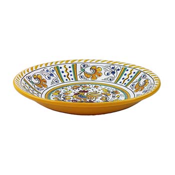 Le Cadeaux Pasta Bowl Rooster Yellow