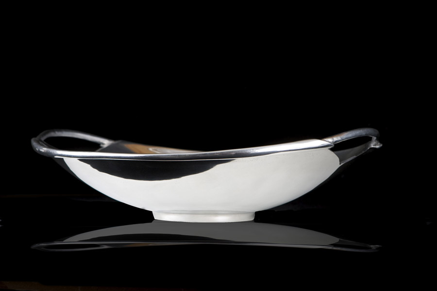 metal bowl - long