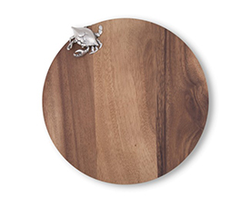 Pewter Wood Cheese Board