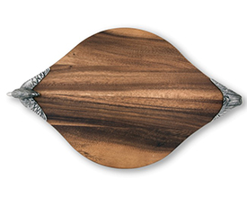 Pewter Wood Cheese Board