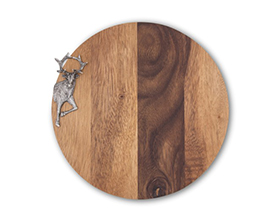 Pewter Wood Cheese Board