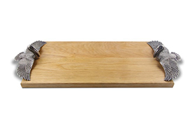 Pewter Wood Cheese Board