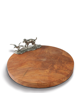 Pewter Wood Cheese Board